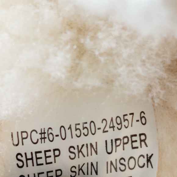 Lam Cream Suede Round Toe Fur Winter Boots V744 - Picture 11 of 12